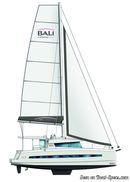 Catana Bali 4.1 plan de voilure Image issue de la documentation commerciale © Catana