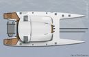 HH Catamarans HH 66 plan Image issue de la documentation commerciale © HH Catamarans