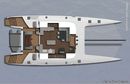 HH Catamarans HH 66 plan Image issue de la documentation commerciale © HH Catamarans