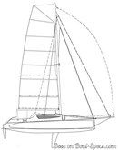 Corsair Marine Corsair Cruze 970 sailplan Picture extracted from the commercial documentation © Corsair Marine
