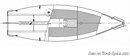 J/Boats J/80 layout Picture extracted from the commercial documentation © J/Boats