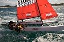 Hobie Cat 16 en navigation Image issue de la documentation commerciale © Hobie Cat