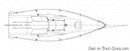 J/Boats J/88 layout Picture extracted from the commercial documentation © J/Boats