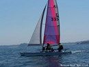 Hobie Cat 21 en navigation Image issue de la documentation commerciale © Hobie Cat