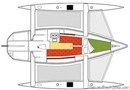 Corsair Marine Corsair F28 R layout Picture extracted from the commercial documentation © Corsair Marine