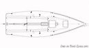 J/Boats J/70 layout Picture extracted from the commercial documentation © J/Boats
