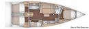 Dufour 430 layout Picture extracted from the commercial documentation © Dufour