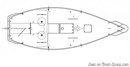 J/Boats J/24 layout Picture extracted from the commercial documentation © J/Boats