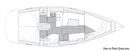 Elan Yachts Impression 40.1 plan Image issue de la documentation commerciale © Elan Yachts