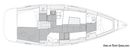 Elan Yachts Impression 40.1 plan Image issue de la documentation commerciale © Elan Yachts