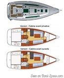 Bénéteau Océanis 31 layout Picture extracted from the commercial documentation © Bénéteau