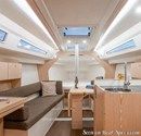 Hanse 315 interior and accommodations Picture extracted from the commercial documentation © Hanse