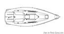 J/Boats J/97e layout Picture extracted from the commercial documentation © J/Boats