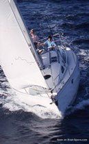 Jeanneau Sun Liberty 34 sailing Picture extracted from the commercial documentation © Jeanneau