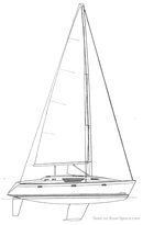 Jeanneau Sun Liberty 34 sailplan Picture extracted from the commercial documentation © Jeanneau