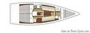 X-Yachts Xp 33 layout Picture extracted from the commercial documentation © X-Yachts