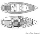 Nauticat Yachts Nauticat 321 plan Image issue de la documentation commerciale © Nauticat Yachts