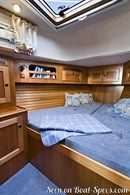 Hallberg-Rassy 342 interior and accommodations Picture extracted from the commercial documentation © Hallberg-Rassy