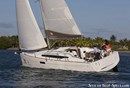 Jeanneau Sun Odyssey 349 sailing Picture extracted from the commercial documentation © Jeanneau