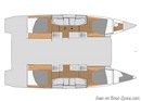 Fountaine Pajot Elba 45 plan Image issue de la documentation commerciale © Fountaine Pajot