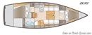 AD Boats Salona 35 layout Picture extracted from the commercial documentation © AD Boats