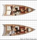 Elan Yachts Elan 350 layout Picture extracted from the commercial documentation © Elan Yachts