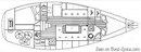 Gibert Marine Gib'Sea 105 Plus layout Picture extracted from the commercial documentation © Gibert Marine