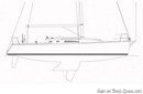 J/Boats J/108 layout Picture extracted from the commercial documentation © J/Boats