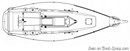 J/Boats J/108 layout Picture extracted from the commercial documentation © J/Boats