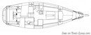 J/Boats J/108 layout Picture extracted from the commercial documentation © J/Boats