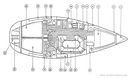 Jeanneau Sun Odyssey 36 layout Picture extracted from the commercial documentation © Jeanneau