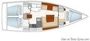 Hanse 385 plan Image issue de la documentation commerciale © Hanse