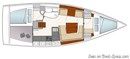 Hanse 385 plan Image issue de la documentation commerciale © Hanse