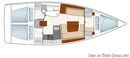 Hanse 385 plan Image issue de la documentation commerciale © Hanse