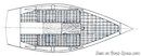 Yachting France Jouët 600 plan Image issue de la documentation commerciale © Yachting France