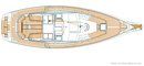Nauticat Yachts Nauticat 37 plan Image issue de la documentation commerciale © Nauticat Yachts