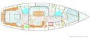 Nauticat Yachts Nauticat 37 plan Image issue de la documentation commerciale © Nauticat Yachts