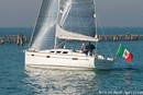 Italia Yachts Italia 10.98 en navigation Image issue de la documentation commerciale © Italia Yachts