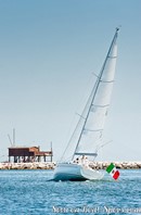 Italia Yachts Italia 10.98 en navigation Image issue de la documentation commerciale © Italia Yachts