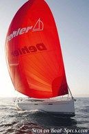 Dehler 38 sailing Picture extracted from the commercial documentation © Dehler