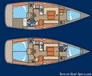 Elan Yachts Elan 380 layout Picture extracted from the commercial documentation © Elan Yachts