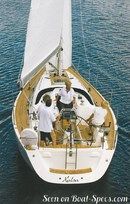 X-Yachts X-37 sailing Picture extracted from the commercial documentation © X-Yachts