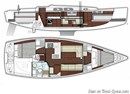 X-Yachts Xc 38 layout Picture extracted from the commercial documentation © X-Yachts