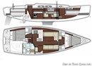 X-Yachts Xc 38 plan Image issue de la documentation commerciale © X-Yachts