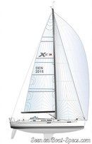 X-Yachts Xc 38 sailplan Picture extracted from the commercial documentation © X-Yachts