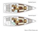 X-Yachts Xp 38 layout Picture extracted from the commercial documentation © X-Yachts