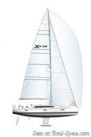 X-Yachts Xp 38 sailplan Picture extracted from the commercial documentation © X-Yachts