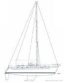 Bénéteau Océanis 40 CC sailplan Picture extracted from the commercial documentation © Bénéteau