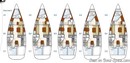 Hanse 400 layout Picture extracted from the commercial documentation © Hanse