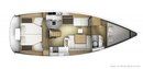 Jeanneau Sun Odyssey 41 DS layout Picture extracted from the commercial documentation © Jeanneau